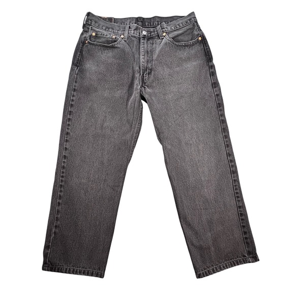 Levi's Other - Levi's Black 550 Relaxed Fit Tapered Leg Jeans Mens 36x30